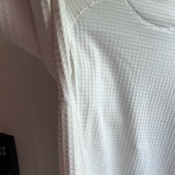 Patagonia Worn Wear Quarter Zip Pullover Sweater Size Large Eggshell Cream fall - Picture 13 of 17